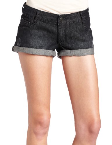 Rip Curl Juniors Portland Cuff Short, Dark Grey, 7