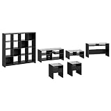 kathy ireland Office by Bush Furniture NY Skyline Family Work-n-Play Bundle, Modern Mocha