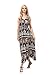 Dilanni Women's Strap Sleeveless Floral Printed Summer Maxi Bohemian Sundress