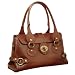 Maxwell Scott - Sac à main de luxe en cuir marron clair (Claudia)