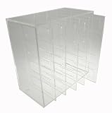 Earring Organizer, Acrylic, Holds 210 Pairs (Clear) (10W x 5D x 10H)
