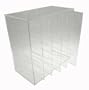 Earring Organizer, Clear Acrylic, Holds up to 210 Pairs, 10-by-10-by-5-in