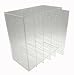 Earring Organizer, Acrylic, Holds 210 Pairs (Clear) (10