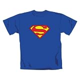 Superman T-Shirt Blue Large