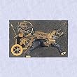 assyrian warrior chariot wall plaque egyptian sculpture