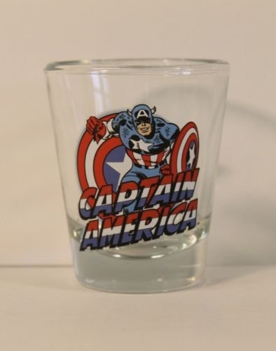 Toon Tumblers Mini-glass: Marvel's Captain America from the Avengers