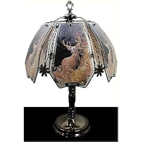 Majestic Deer Touch Lamp ET-DR2 Select Base Finish: Antique Brass by Custom Phones - Fun Home Products