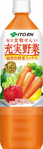 伊藤園 充実野菜 20種の野菜と5種の果実 緑黄色ミックス 930g×12本