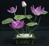 Asian Home & D&eacute;cor - Precious Jade Statues - Potted Flowers - Choose From Three Items