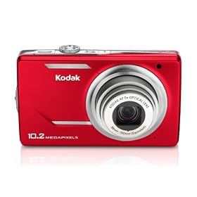 Kodak EasyShare M380 10MP Digital Camera with 5x Optical Zoom and 3.0 inch LCD (Pimento Red)
