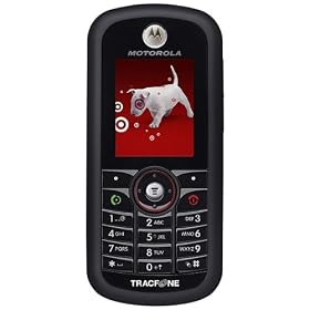 Motorola C261 TracFone Prepaid Phone - Black