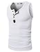 H2H Mens Fashion Sleeveless Basic Sport Tank Top Of Various Colors