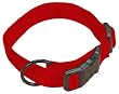 Hamilton "Fits All" 5/8" Adjustable Nylon Dog Collar, Red, Small (12-18 in)