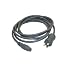 Interpower 86610810 North American Hospital Grade Cord Set, NEMA 5-15 Plug Type, IEC 60320 C13 Connector Type, Gray, 10A Amperage, 125VAC Voltage, 3m Length
