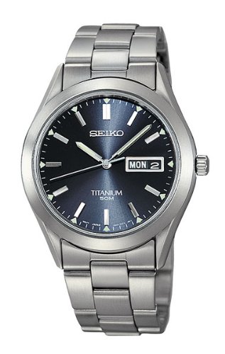 Seiko Men's SGG709 Titanium Case and Bracelet Watch