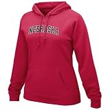 Nike Nebraska Cornhuskers Ladies Scarlet Arch Lettering Fleece Hoody Sweatshirt