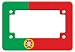 Portugal Flag Motorcycle License Plate Frame