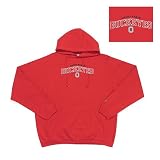 Ohio State Buckeyes NCAA Goalie Hooded Sweatshirt (Dark Red)