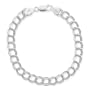 Sterling Silver Double-Link Chain Bracelet, 8"