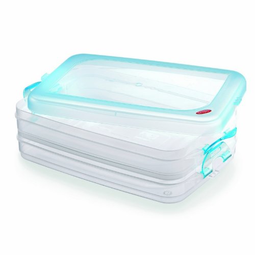 Vassoio Svezzamento Neonati In Silicone - 9 Scomparti Da 75ml Con Coperchio E Cucchiaio (Verde) - Foto 2