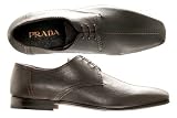 Authentic New Prada Mens Leather Oxfords Shoes
