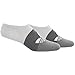 adidas Men's Originals Super No Show Socks (2 Pack), White/Black/Light Onix/Onix, One Size