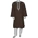 Men Cotton Clothing Embroidered Kurta Pajama Long Sleeve Size M Chest :40 (gkp578)