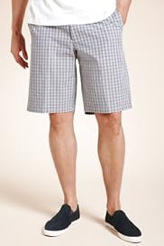 Blue Harbour Pure Cotton Checked Chino Shorts [T17-7750B-S]