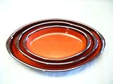 Review Aparicio  / Terracotta Oval Red 3 Dish Set