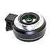 EACHSHOT EF-NEX III Build-in Optical Glasses Group Canon EF Lens To Sony NEX Series Cameras NEX-7 NEX-5T NEX-5R NEX-6 E-Mount APS-C Camera Adapter Support Auto Focus, Increase Aperture, Optical Lens Group, Focal Length Multiplie