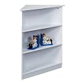 - Corner Three Tier Bookcase-White