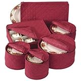 Quilted China Keepers Starter Set -Crimson