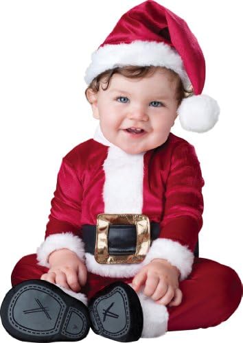 InCharacter Costumes, LLC Baby Santa Hat With Jumpsuit