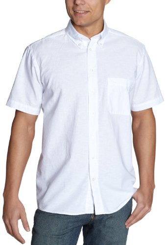 camel active Jack B.D. Herren Hemden/ Freizeit, Gr. 50 (M), Wei (white 1) Preisvergleich