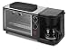 Kalorik BSET-15191 1450-Watt 3-In-1 Breakfast Set, Stainless Steel/Black