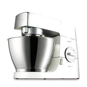 Kenwood Chef Classic KM336 4.6 Litre Kitchen Machine, 800 Watt, White and Silver