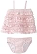 Kate Mack Baby-Girls Infant  2 Piece Dipped In Ruffles Swim Set