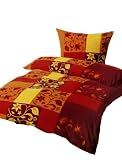 Kinzler B-02687 Schlo� Hellenstein Mikrofaser Bettw�sche, 2-teilig Ronja 80 x 80 cm mit 135 x 200 cm terra