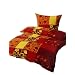 Kinzler B-02687 Schlo� Hellenstein Mikrofaser Bettw�sche, 2-teilig Ronja 80 x 80 cm mit 135 x 200 cm terra
