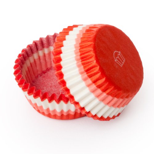 Dress My Cupcake Standard Red Swirl Cupcake Liners BULK - 500 Liners - Cupcake Tower, Cupcake Liners, Cupcake Toppers