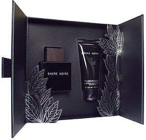 Encre Noire for Men By Lalique. This Gift Set Contains: Eau De Toilette Spray 3.4 Ounces + Shower Gel 3.4 Ounces