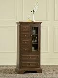 Powell Warm Cherry Bath Curio Cabinet -  overpacked