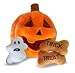 Kyjen Hide-A-Toy  Halloween Pumpkin Puzzle Plush Interactive Dog  Toy