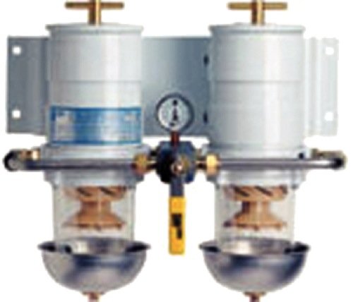 MAX-DUAL Fuel Filter/Water Separator, ROTARY VALVE