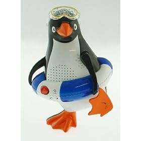 Novelty Penguin Shower / Bathroom Waterproof Radio - BLUE