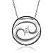 Zodiac Sign Cancer Silver Diamond Pendant Necklace (HI, SI3-I1, 0.05 carat) - All 12 Signs Available
