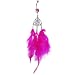 Pink Chandelier Feather Belly Ring