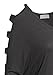 Women's V Neck Cut Out Cold Shoulder Dolman Long Sleeve Lightweight Casual Top