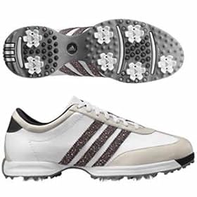 Buy adidas Ladies Driver Okapi Golf Shoe (Run White Graphite Tofu) by adidas