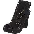 MIA Women's Medieval  Peep Toe Platform Heel